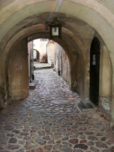 Innenhof in Kaunas Altstadt