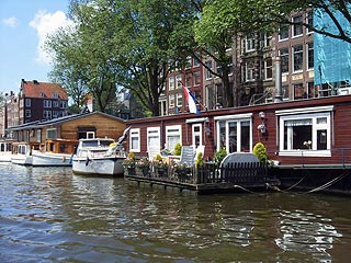Ferienhaus Amsterdam: Wohnboot