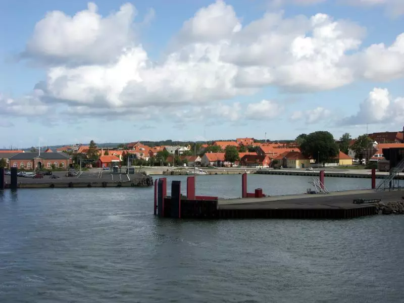 Hafen von Rønne auf Bornholm