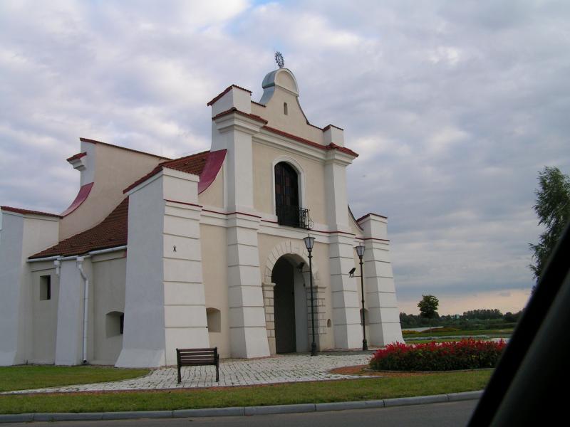Historisches Torhaus in Belarus