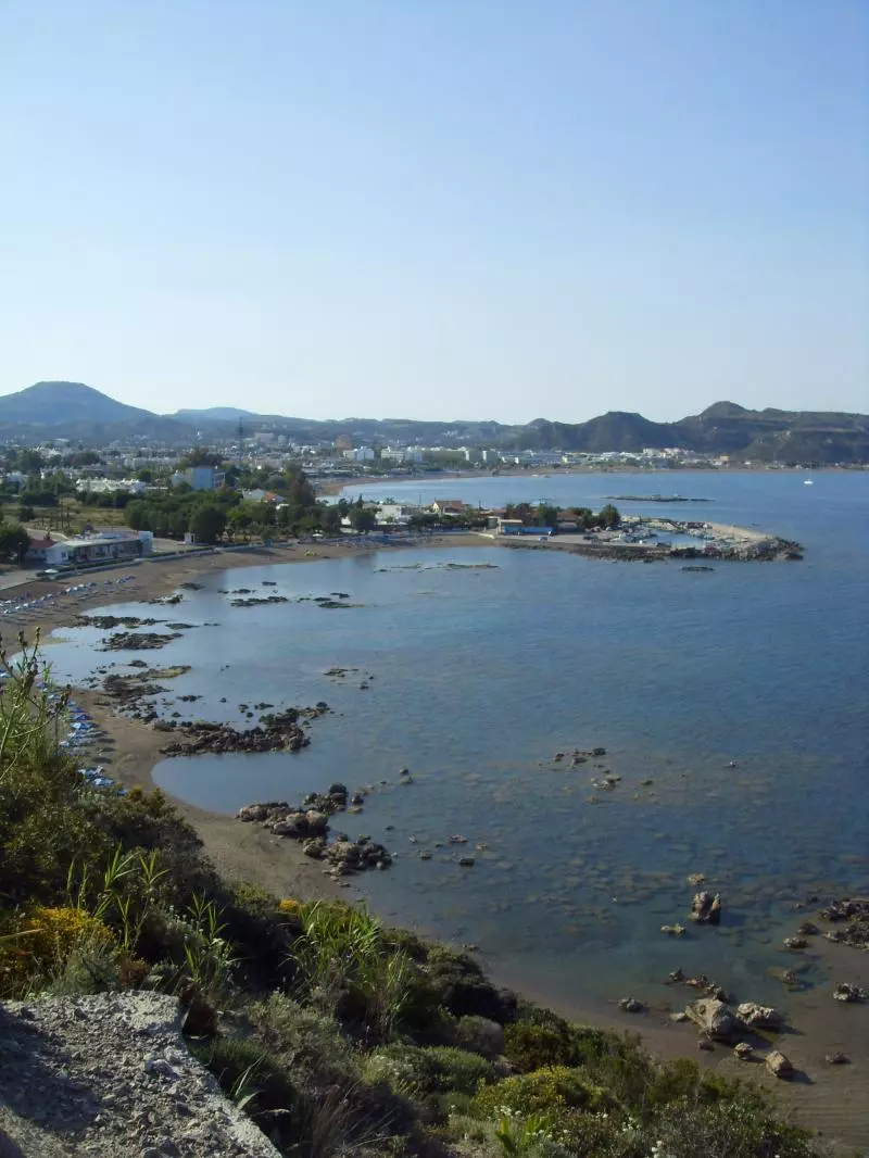Küste bei Faliraki auf Rhodos Küste bei Faliraki auf Rhodos