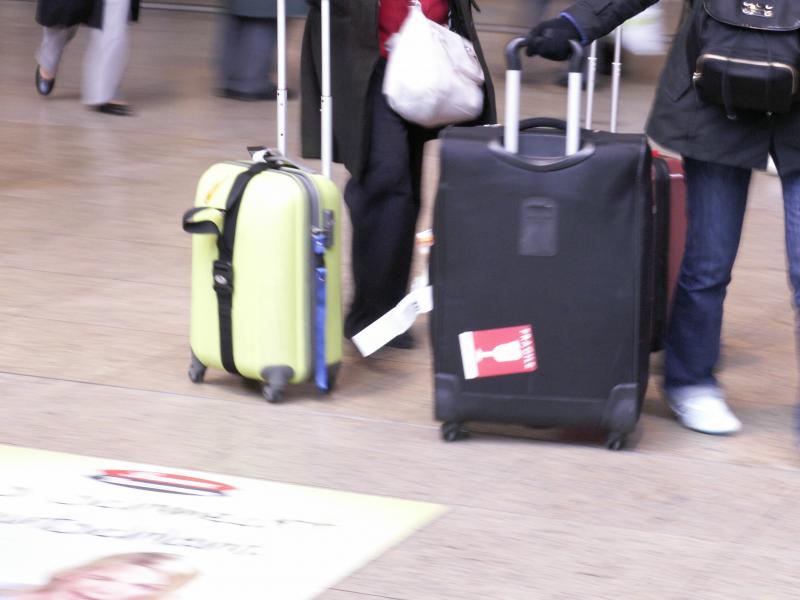 Gepäck auf der Reise