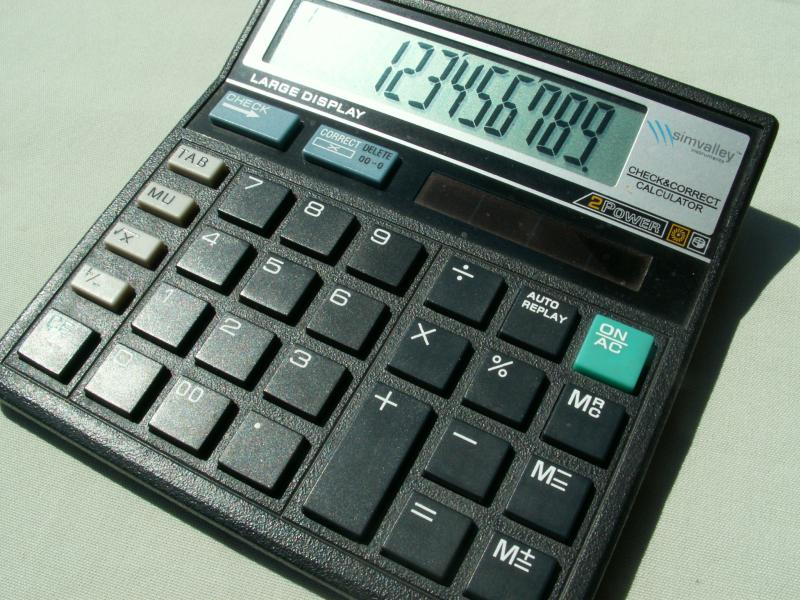 Taschenrechner für die Finanzierungsplanung