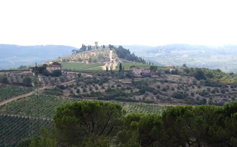 Toskana-Landschaft im Chianti Toskana-Landschaft im Chianti
