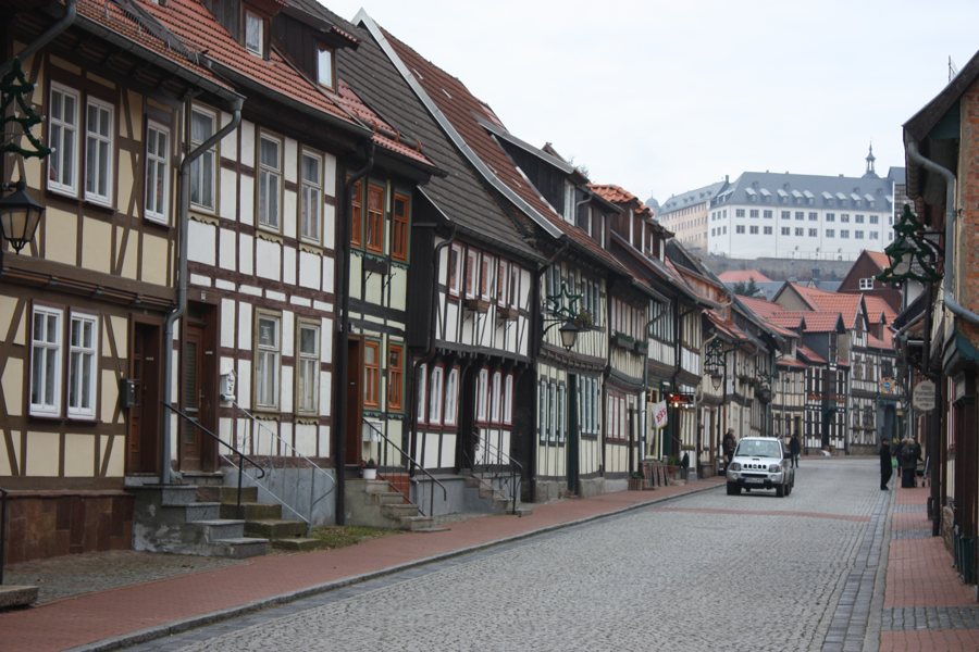 Fachwerkhäuser in Stolberg (Harz)