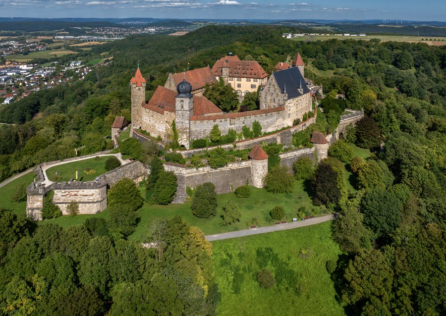 Veste Coburg, aerial view