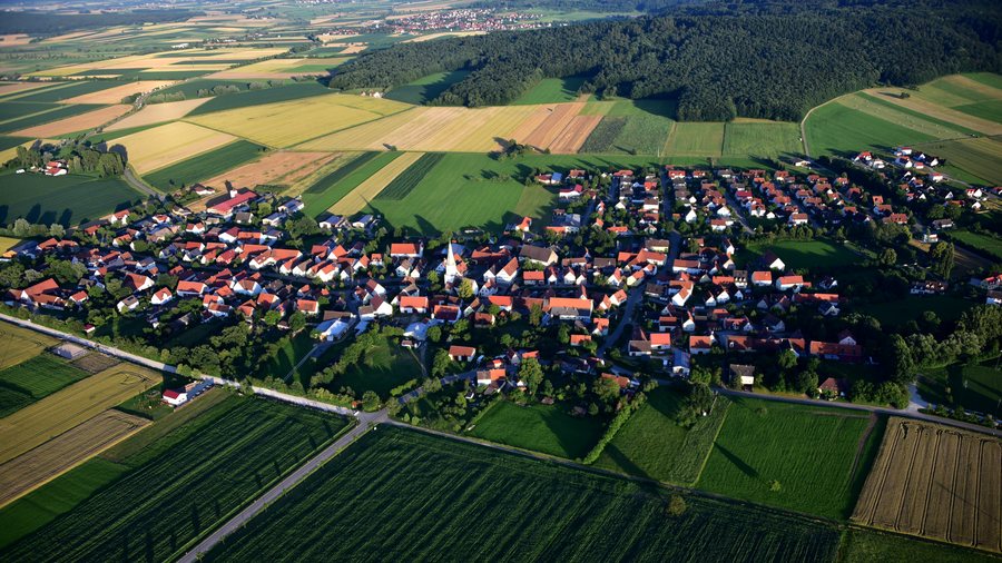 Meinheim, Luftaufnahme (2016)