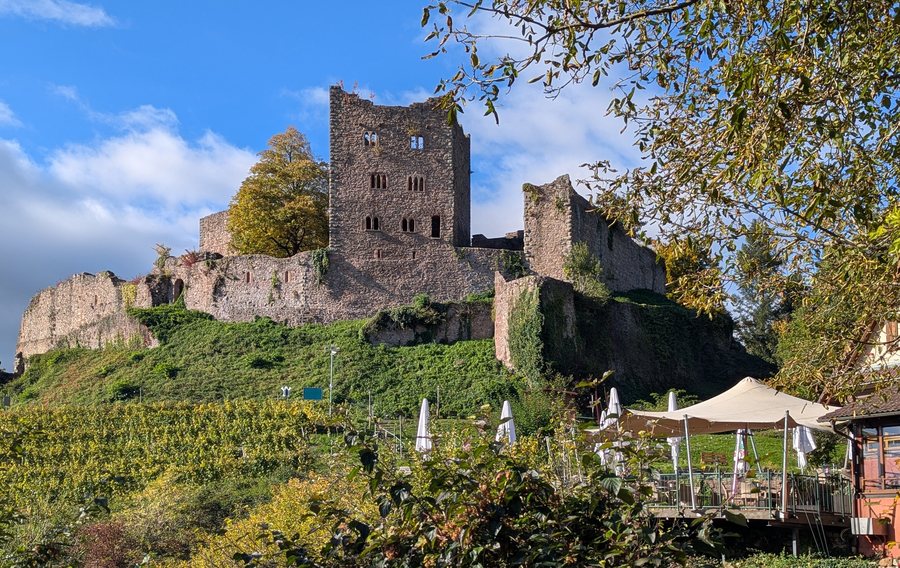 Schauenburg castle ruins in Oberkirch