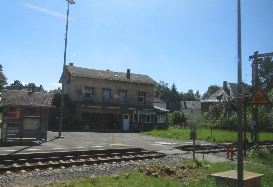 Bahnhof Stammbach am 17. August 2016