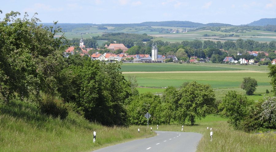 Ipsheim from the east