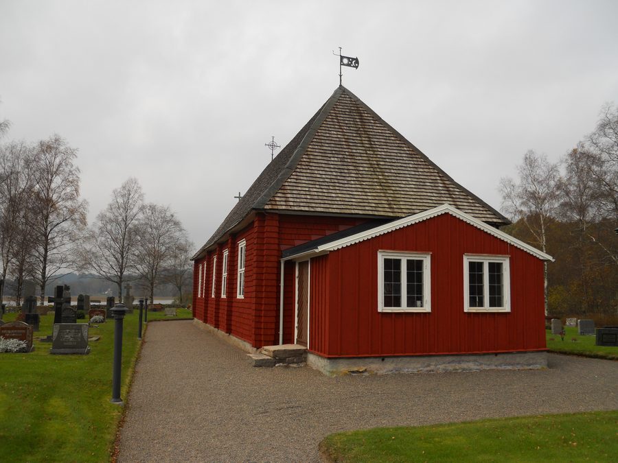 Nösslinge kyrka in der Gemeinde Varberg