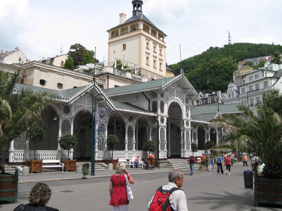 Tržní kolonáda in Karlsbad