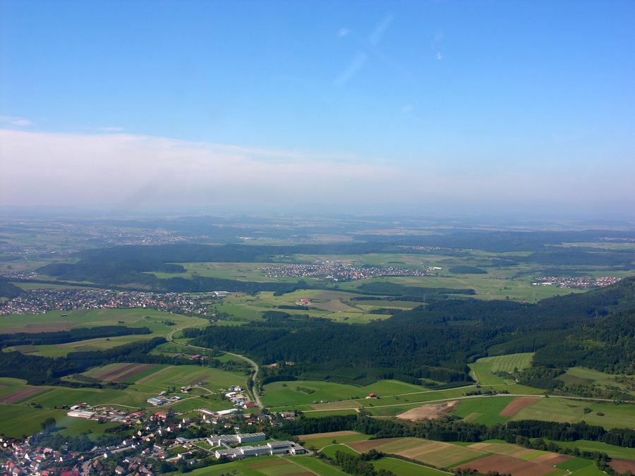 Luftaufnahme von Denkingen am Klippeneck in Baden-Württemberg