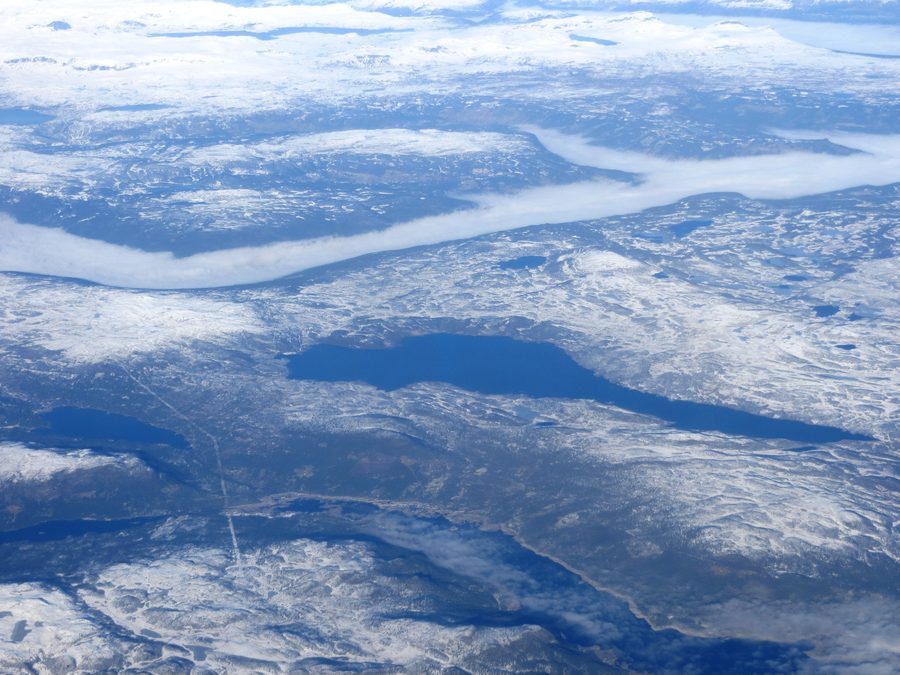 Mountaneous areas of Ål municipality, Buskerud, seen from the south towards the north