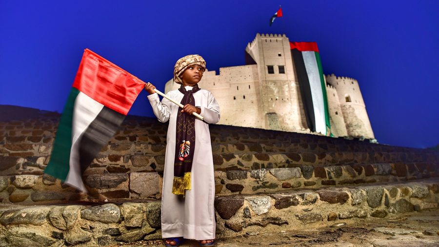 Historische Fujairah-Festung auf einem Hügel
