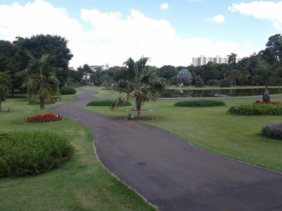 Blick auf den Jardim Botânico do Instituto Plantarum in Nova Odessa