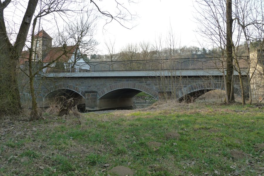 Stone arch bridge in Warstein-Allagen, Germany