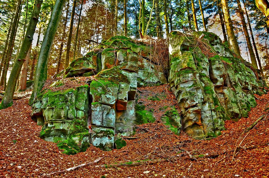 Sandsteinlandschaft der Teufelsschlucht zwischen Irrel und Ernzen