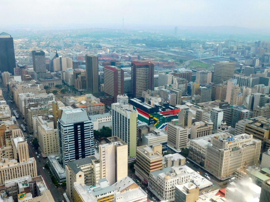 Blick über Johannesburg