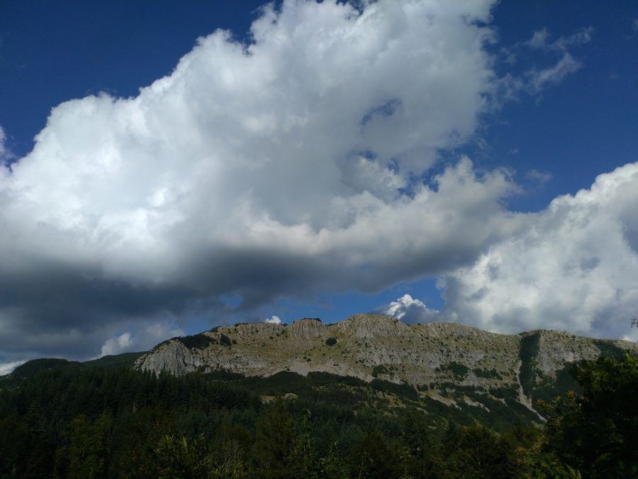 Berglandschaft der Pania di Corfino im Naturschutzgebiet Orecchiella