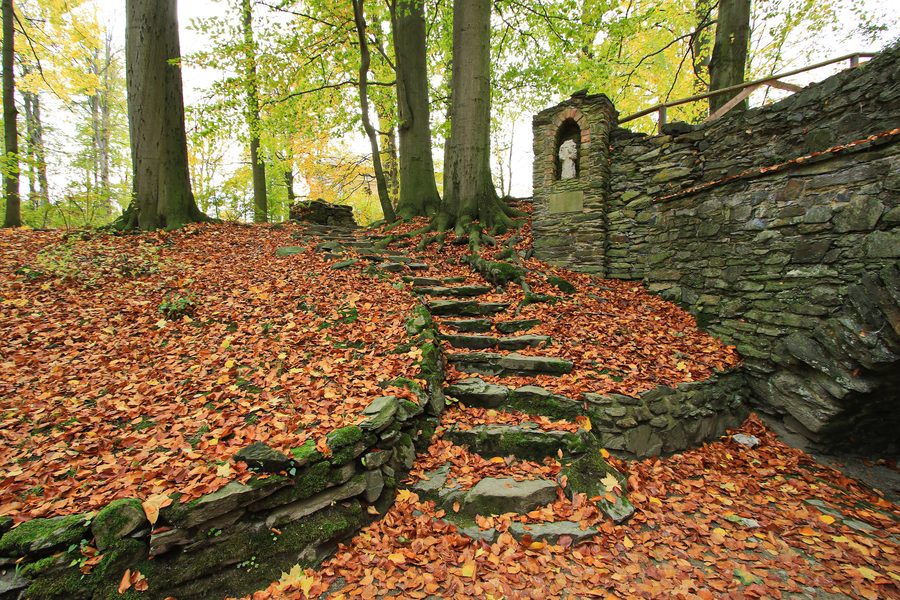 Historische Klosteranlage im Klosterpark Altzella bei Nossen in Sachsen