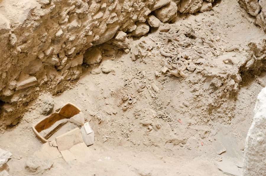 Archaeological site of Akrotiri on Santorini