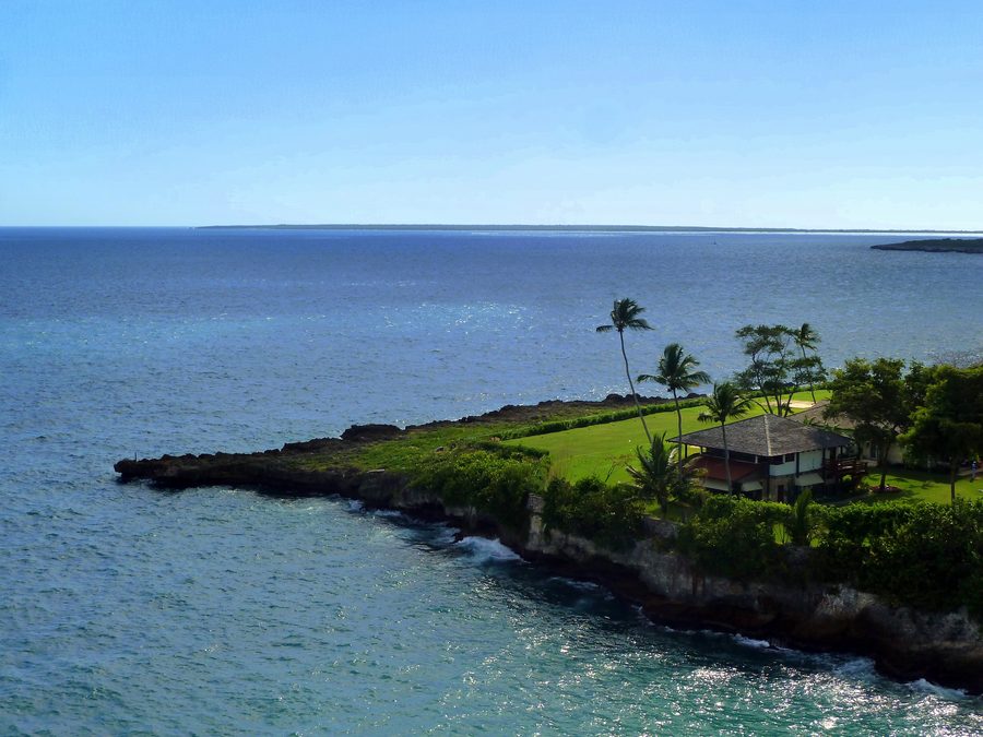 Blick auf den Rio Salado in La Romana, Dominikanische Republik