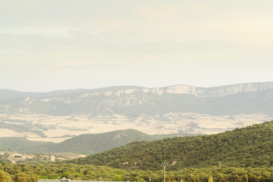Paisaje del Camino de Santiago en Navarra