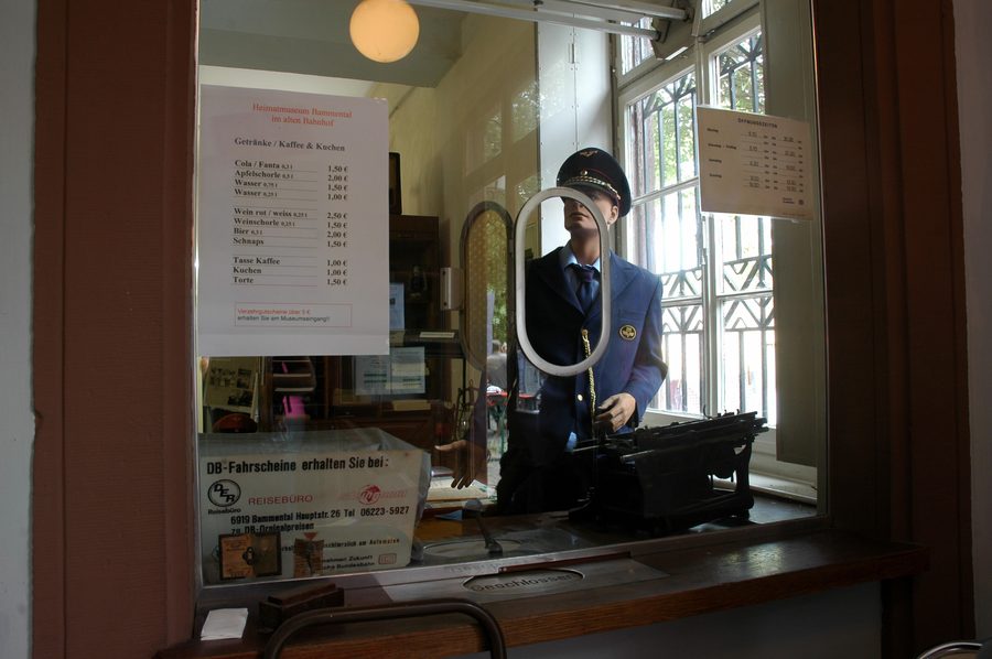 Heimatmuseum im alten Bahnhof von Bammental