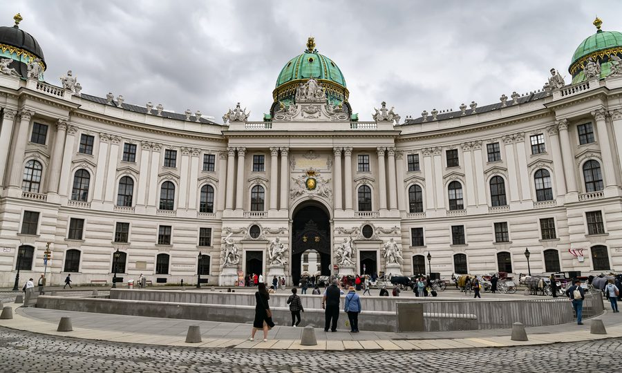 Michaelerplatz in der Inneren Stadt von Wien