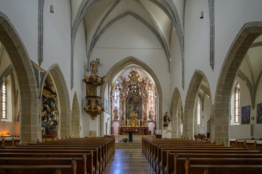 Mittelschiff der Stadtpfarrkirche Gallneukirchen
