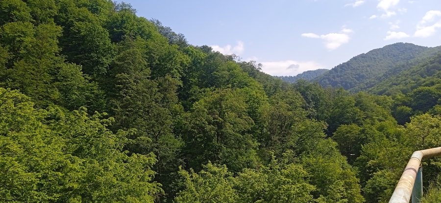 Landschaft in Əsrik bei Tovuz, Aserbaidschan