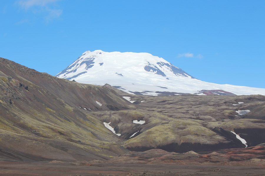 Beerenberg auf Jan Mayen mit Gletscherlandschaft