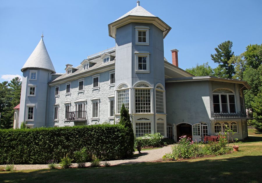Manoir Papineau in Montebello overlooking the Ottawa River.