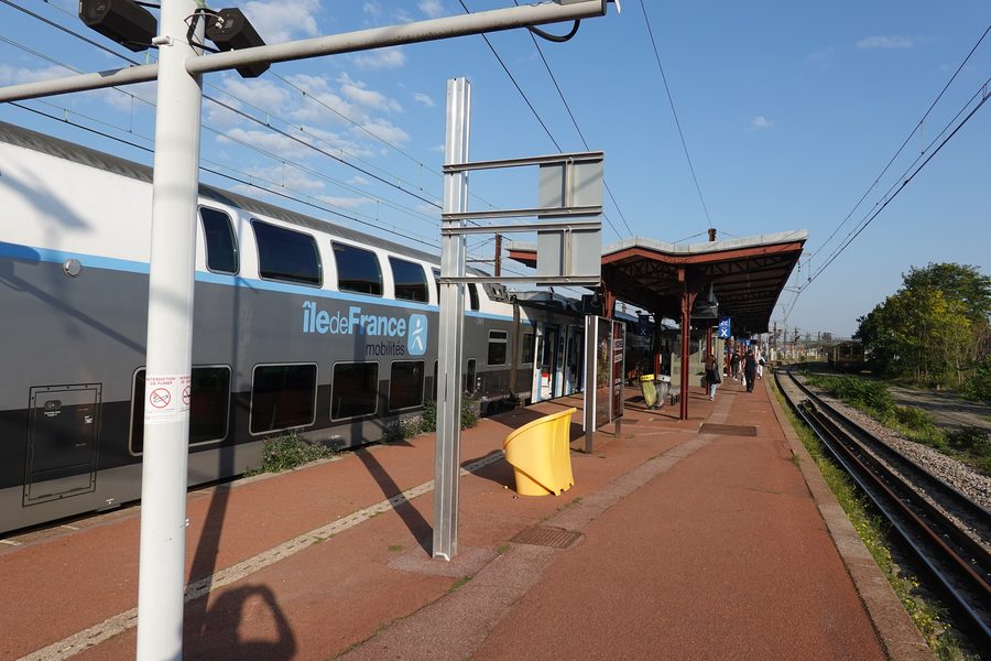 trein in station Melun
