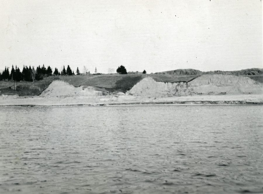 Strand am Lot 12 in Delisle bei Alma in Québec