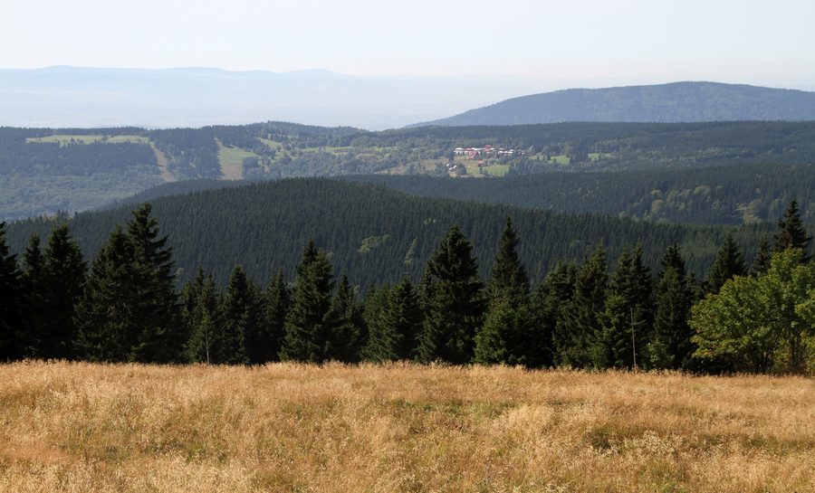 Berglandschaft am Klínovec im Erzgebirge