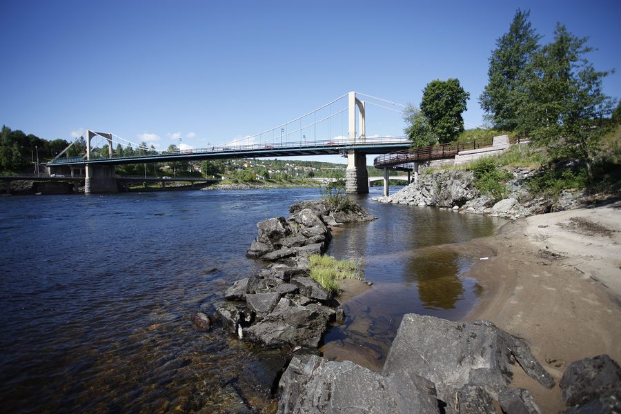 Gamlebrua über der Glomma bei Kongsvinger
