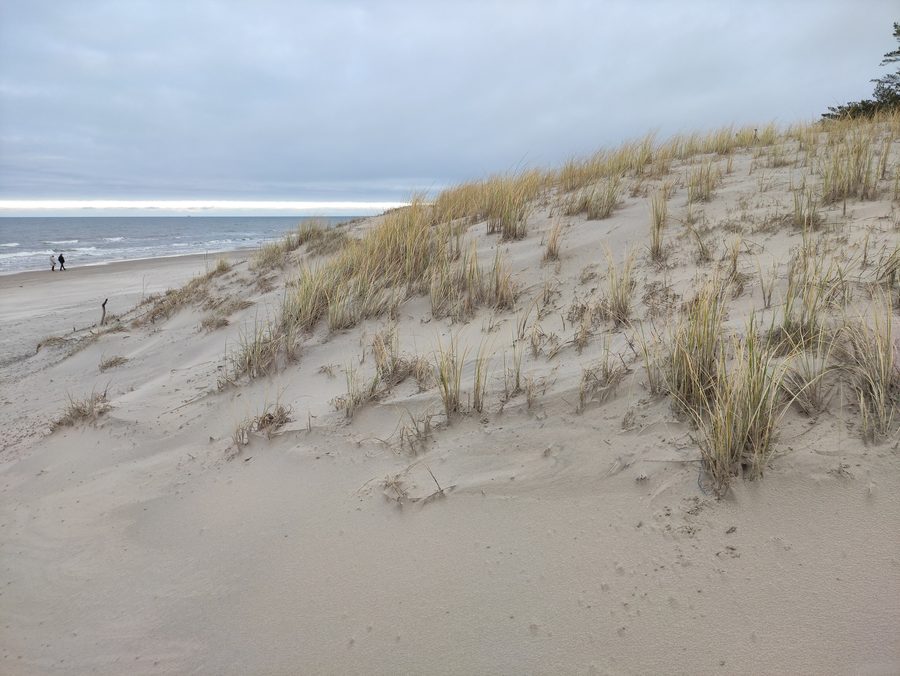 Strand an der Mierzeja Sarbska bei Łeba