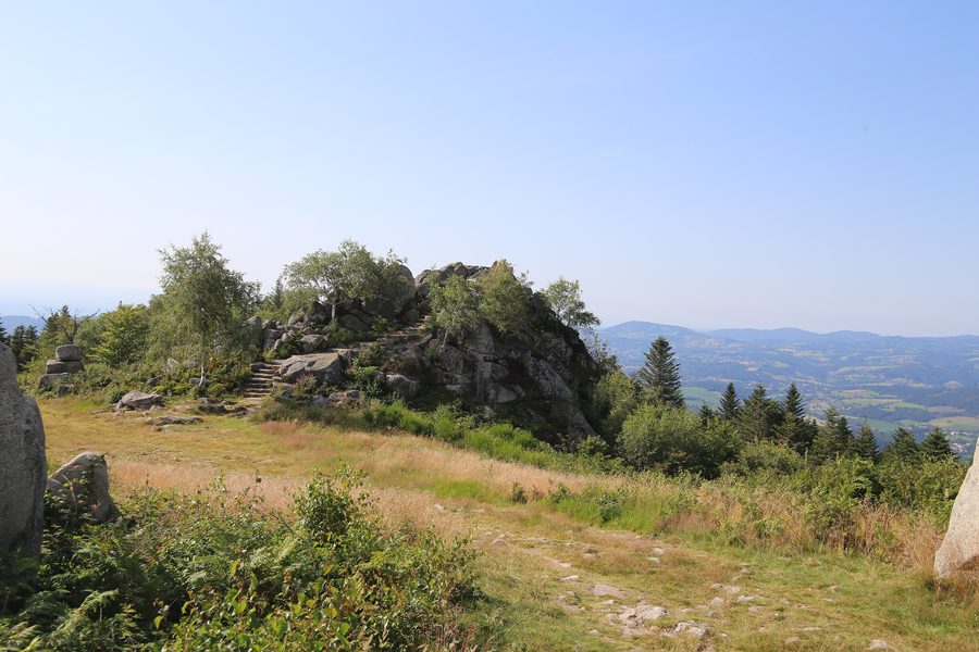Sommet de la Pierre Pamole à Vollore-Montagne