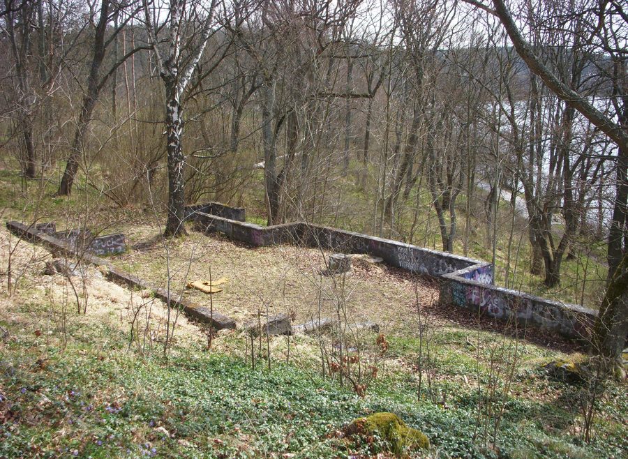 Terrasse bei Vårby gård mit Blick auf den Mälaren