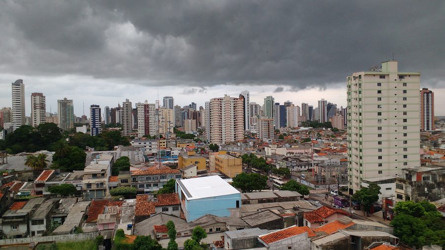 Vista de Belém, capital do estado do Pará, Brasil.