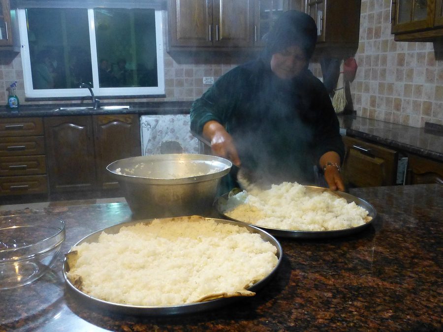 Mansaf als jordanisches Gericht