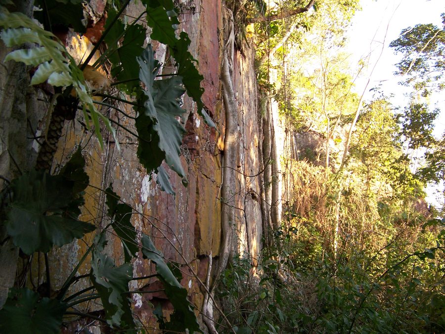 Cerro-Muralla-Hügel im Parque Nacional Cerro Corá in Amambay, Paraguay