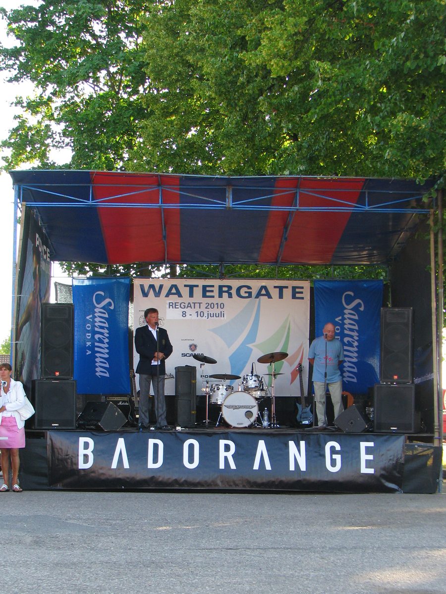 Abschlusszeremonie der Watergate-Regatta 2010 in Pärnu