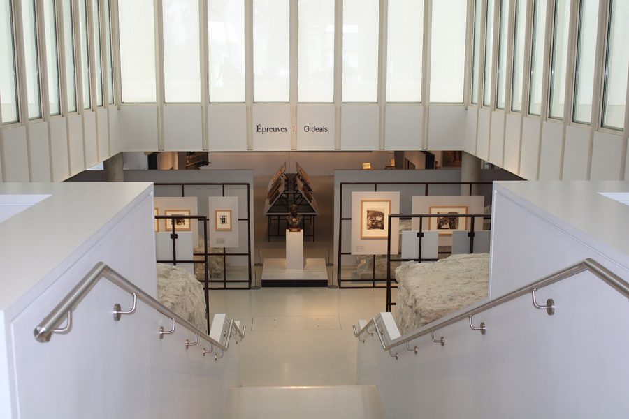 Innenraum des Museums im Château de Blérancourt