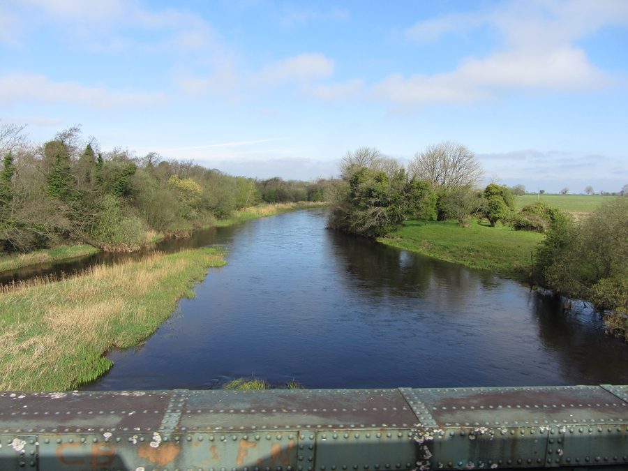 Der River Suck nahe Ballinasloe im County Galway