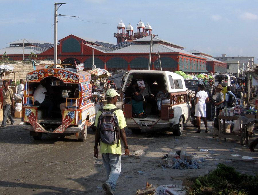 Marktszene in Haiti