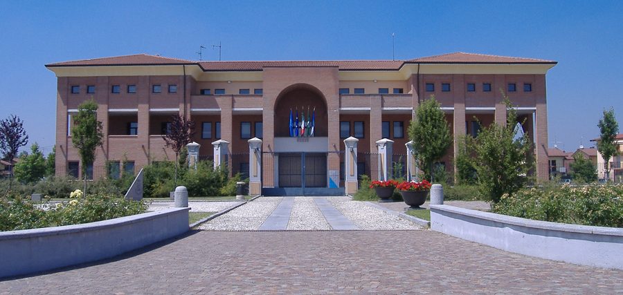 Rathaus von Montanaso Lombardo in der Provinz Lodi