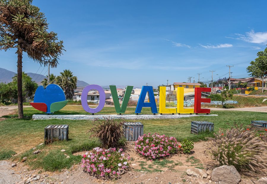 Ovalle in der Región de Coquimbo am Limarí-Fluss